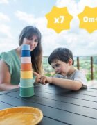 BADABULLE Set 7 jucarii stivuibile pentru baie
