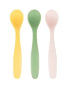 BADABULLE Set de 3 lingurite flexibile Pastel
