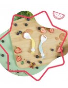 BADABULLE Set lingurita si furculita flexibile