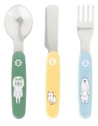 BADABULLE Set tacamuri din metal cu animalute vesele