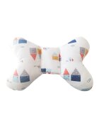 Bambinice Perna bebelusi Butterfly alb-albastru casute