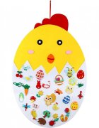 Bambinice Puisor din fetru cu 35 decoratiuni 91x61 cm BN050