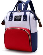 Bambinice Rucsac multifunctional mamici Colors Albastru rosu