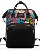Bambinice Rucsac multifunctional mamici Leaves Negru