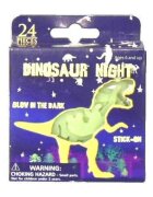 Bambinice Set 24 piese fosforescente Dinozauri t-rex