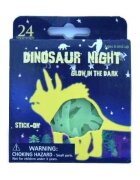 Bambinice Set 24 piese fosforescente Dinozauri triceraptos