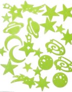 Bambinice Set 24 piese fosforescente Galaxie BN042