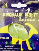 Bambinice Set 24 stikere fosforescente Dinozauri parsaur
