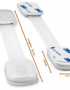 Bambinice Set 6 sisteme de siguranta multifunctionale reglabile 19 cm