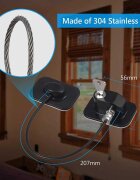 Bambinice Sistem siguranta pentru geam cu cheie 20 cm negru
