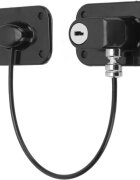Bambinice Sistem siguranta pentru geam cu cheie 20 cm negru