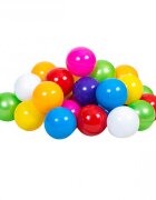 Bamsic Set bile colorate din plastic 60 piese 8 cm
