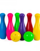 Bamsic Set bowling colorat cu 2 bile