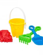 Bamsic Set de joaca pentru plaja cu 4 piese