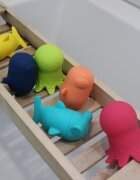 bblüv Jucarii de baie din silicon Mix-and-Match bbluv Buddies