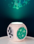 bblüv Lampa de veghe Kube cu proiector si muzica multicolor