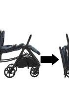 BE COOL Carucior sport Strike Be Azure cu pliere automata roti cu suspensii spatar reglabil
