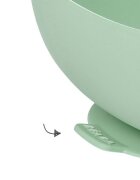 BEABA Bol silicon cu ventuza Sage Green