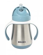 BEABA Cana cu pai din inox 250 ml Windy Blue