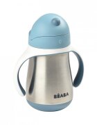 BEABA Cana cu pai din inox 250 ml Windy Blue