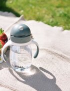 BEABA Cana cu pai din tritan 300 ml Mineral Grey