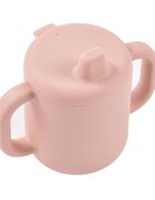 BEABA Cana de antrenament silicon Cotton Candy