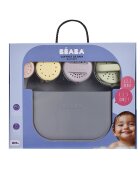 BEABA Cos silicon cu jucarii de baie Pebble