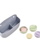 BEABA Cos silicon cu jucarii de baie Pebble