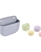 BEABA Cos silicon cu jucarii de baie Pebble