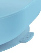 BEABA Farfurie silicon cu ventuza bleu
