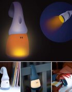 BEABA Lampa portabila 2 in 1 Pixie Torch Light Blue