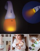 BEABA Lampa portabila 2 in 1 Pixie Torch Pink