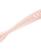 BEABA Lingurita din silicon de la 4 luni Cotton Candy