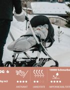 BEABA Manusi pentru carucior Heather Grey