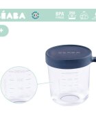 BEABA Recipient ermetic sticla 250ml albastru