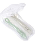 BEABA Set 2 lingurite silicon +8 luni Sage Green