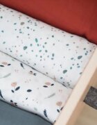 BEABA Set 2 museline bumbac 120x120 cm Hot SauceTerrazzo