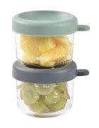 BEABA Set 2 recipiente ermetice sticla Mineral Sage Green 150 ml