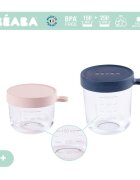 BEABA Set 2 recipiente sticla 150250 ml bleu