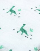 BEABA Set 3 museline bumbac organic 70x70 cm jurassic green
