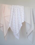 BEABA Set 3 museline bumbac organic 70x70 cm swan pink