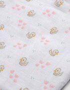 BEABA Set 3 museline bumbac organic 70x70 cm swan pink