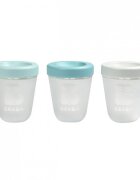 BEABA Set 3 recipiente silicon 200 ml Jungle