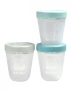 BEABA Set 3 recipiente silicon 200 ml Jungle