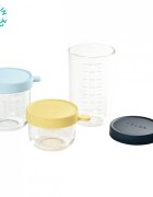 BEABA Set 3 recipiente sticla 150250400ml blue