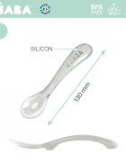 BEABA Set 4 lingurite silicon +8 luni Drizzle