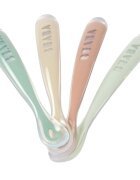 BEABA Set 4 lingurite silicon Natural +4 luni
