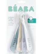 BEABA Set 4 lingurite silicon Pebble +4 luni