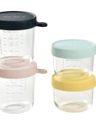 BEABA Set 4 recipiente sticla 150250 blue