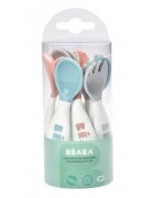 BEABA Set 6 lingurite si 4 furculite Blue